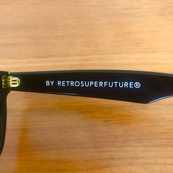 RETROSUPERFUTURE FLAT TOP SUNGLASSES | COVE BLACK - Picture 7 of 10